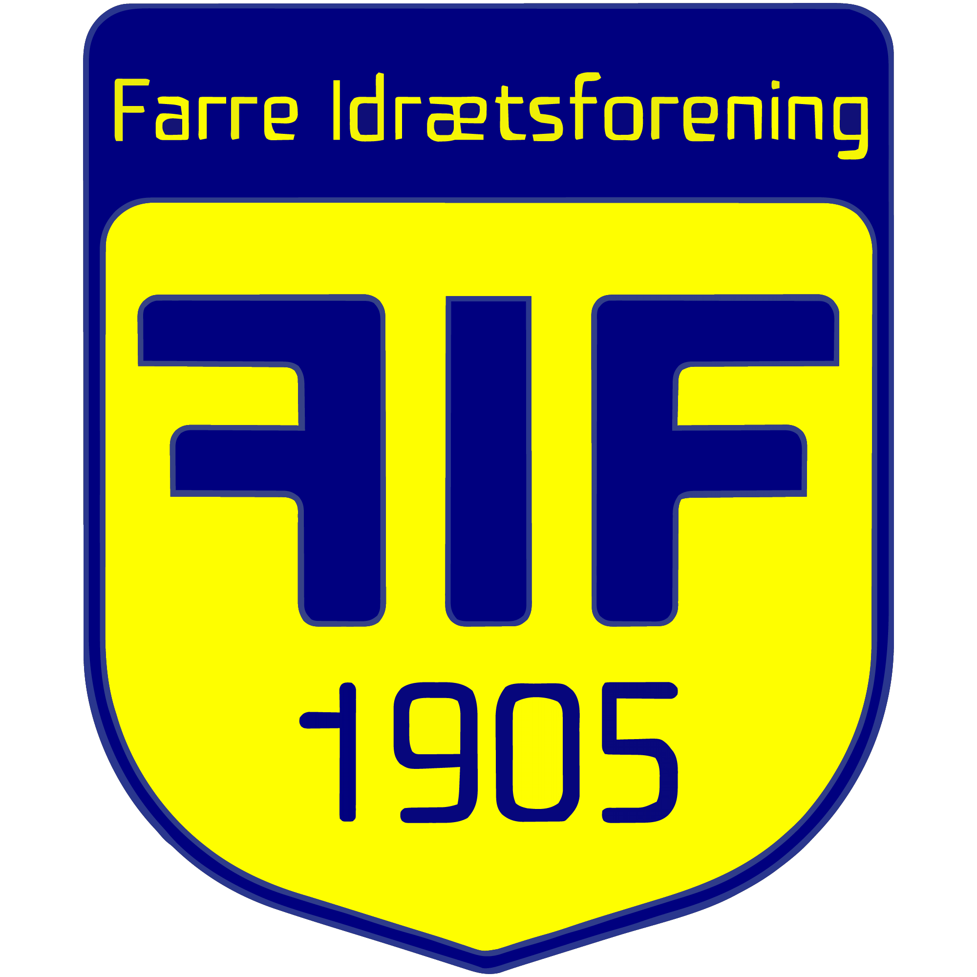 Farre Idrætsforening logo, som har fået tøj fra sponsorworld til deres gymnastik afdeling