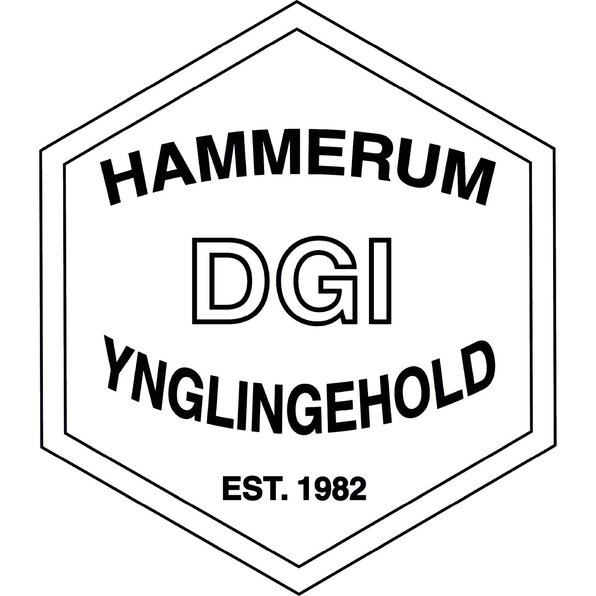 Logo for Hammerum DGI Ynglingehold, der har fået tøj hos Sponsorworld
