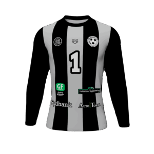 Målmand Langærmet Sort/Sølv